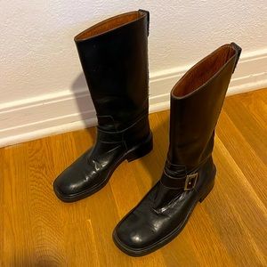 Gucci motorcycle boots